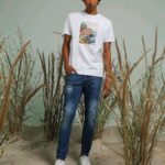 t-shirt stampa Over/D