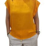 blusa in raso rinascimento