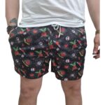 SHORTS FANTASIA OVERD FANTASIA  CUORI E TESCHIO