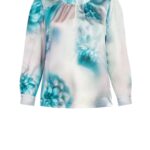 blusa floreale Rinascimento