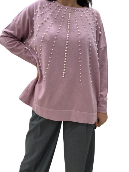 Pullover perle Rinascimento curvy