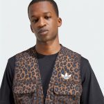 Gilet leopardato Adidas Originals