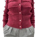 Cardigan laminato