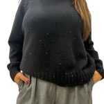 Maglione micro paillettes Rinascimento